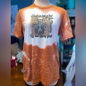Bleached sublimation shirt